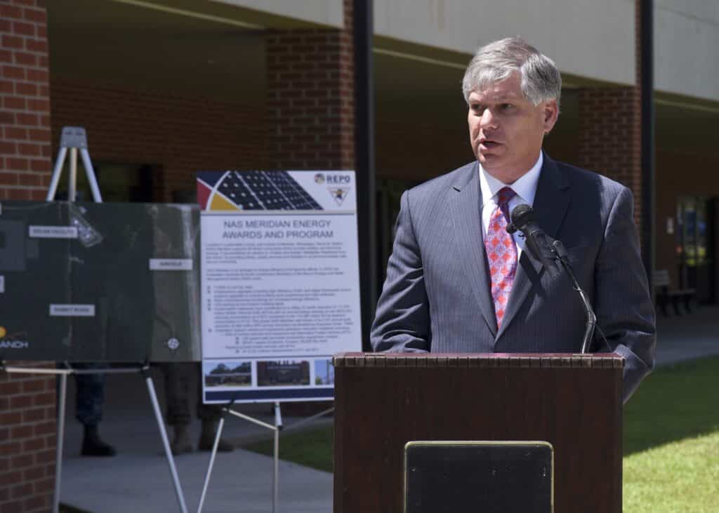 Groundbreaking Ceremony for Solar Facility Held at NAS Meridian