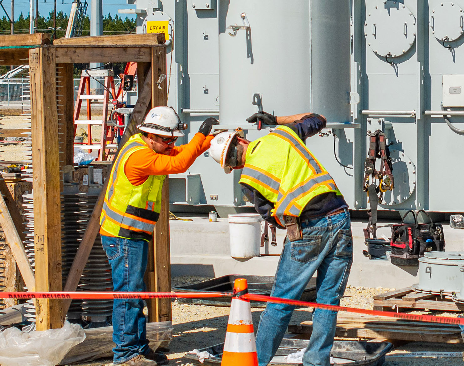 Lambert Solar Construction Workers