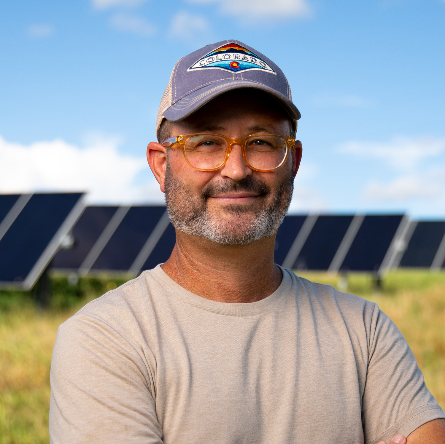 Daniel Bell, owner of Hazelbrook Farm and grazing partner with Silicon Ranch
