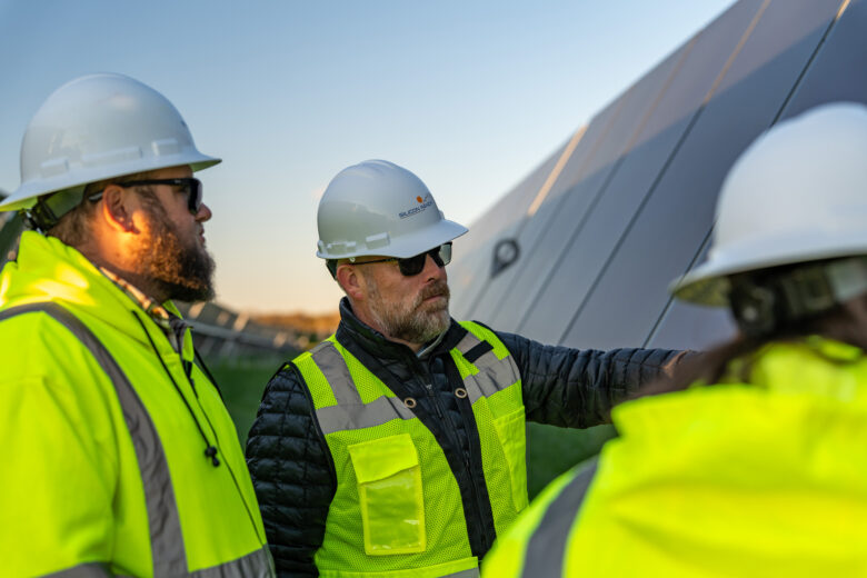 Silicon Ranch Employees at Solar Farm
